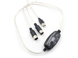 Lurelia Cabo Usb Midi, Interface Para Teclados, Pianos E Sintetizadores, Pc E Computador