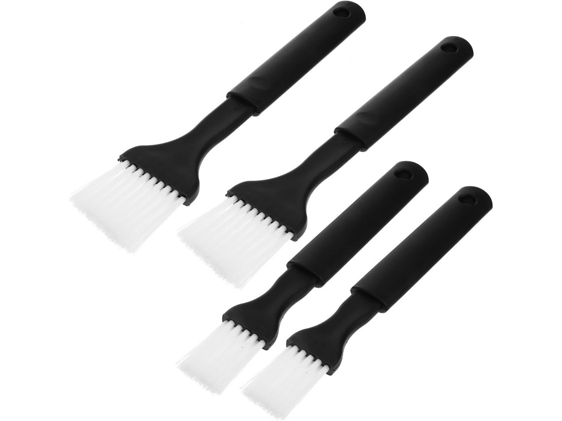 Conjunto De 4 Pincéis De Nylon Para Churrasco E Confeitaria Com Cabos