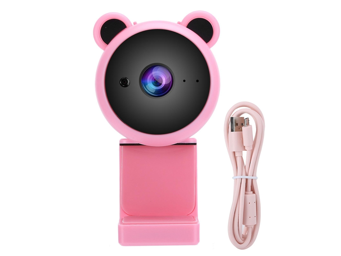 Câmera De Computador Usb Hd 1080p, Gravação De Vídeo, Webcam Digital, Microfone Embutido Para Transmissão Ao Vivo Db Aquaforge (rosa)