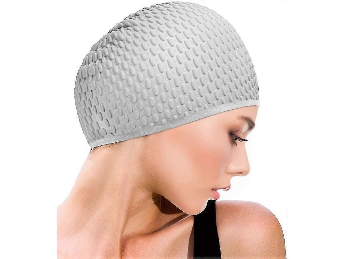 Fasst Gorro de Natação de Silicone Antiderrapante e Impermeável para Homens e Mulheres