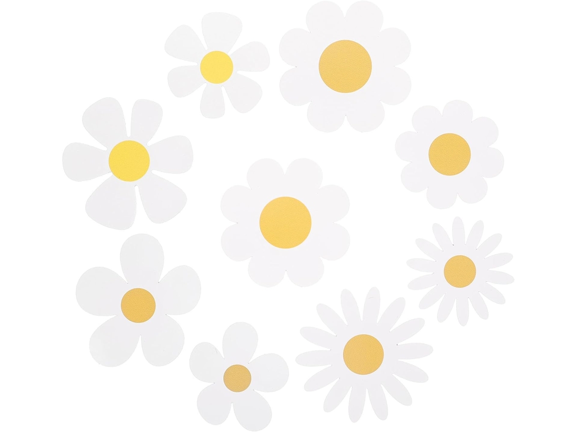 Ímã De Geladeira Inoomp Em Pvc Com Estampa Floral Margaridas