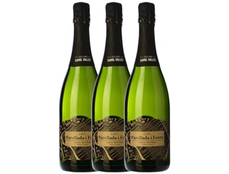 Carol Vallès Parellada i Faura Brut Nature Cava Reserva 75 cl (Caixa de 3 unidades)