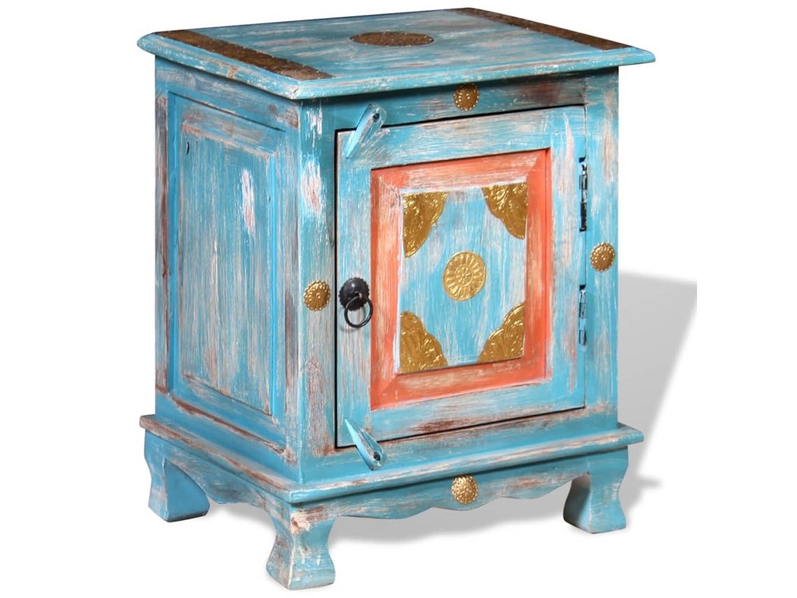 Nightstand, Nightstands Vidaxl Azul Madeira (n/a)