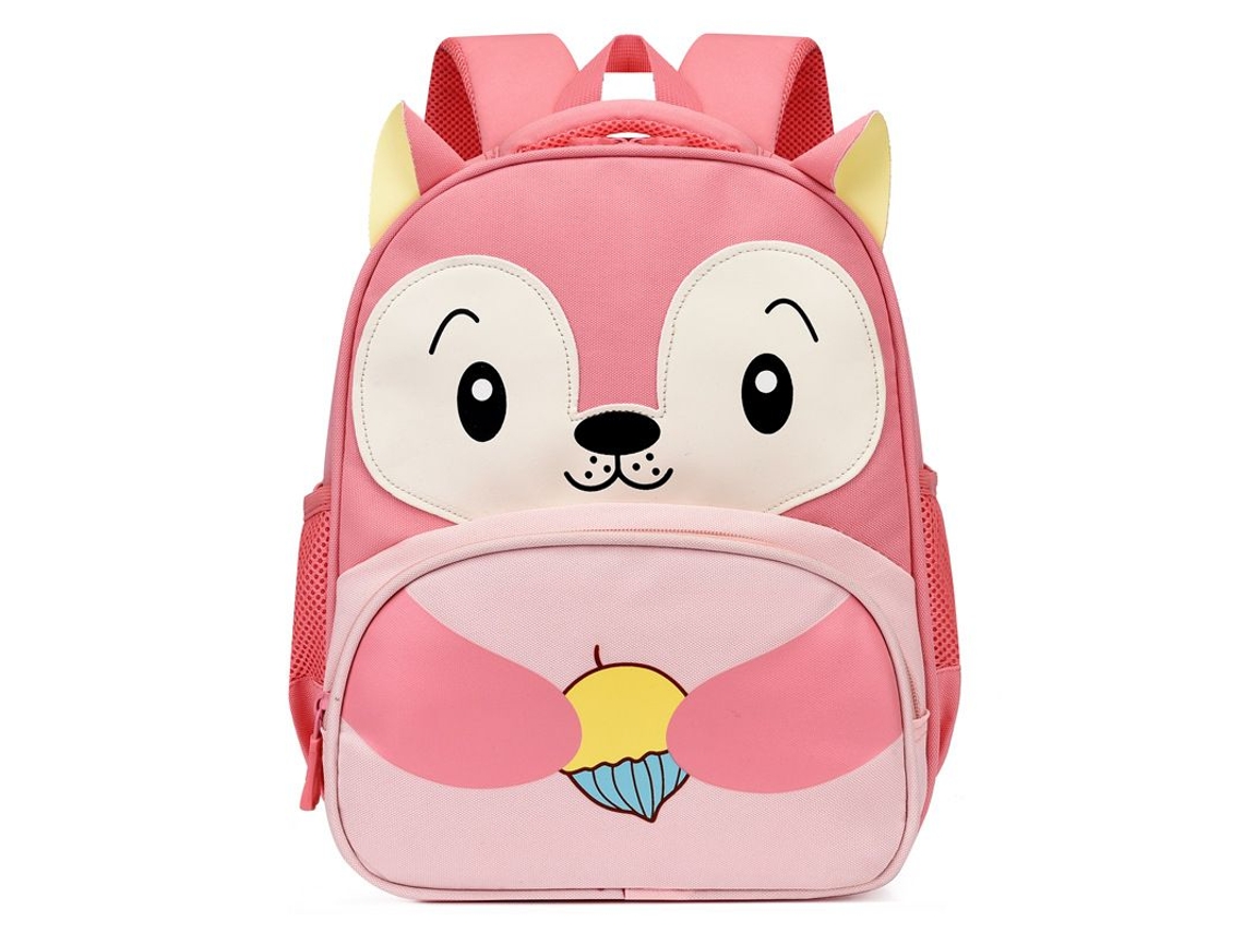 Mochila Escolar Infantil Nova Para Meninos E Meninas, Fofa Moderna Jardim De Infância, Combina Com Tudo, Rosa Claro. Aquaforge