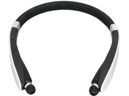 Annadue Casque Bluetooth De Cou Com Écouteurs Rétractables Sans Fil Antibruit Bt 5.0 Micro Integrado Para Les