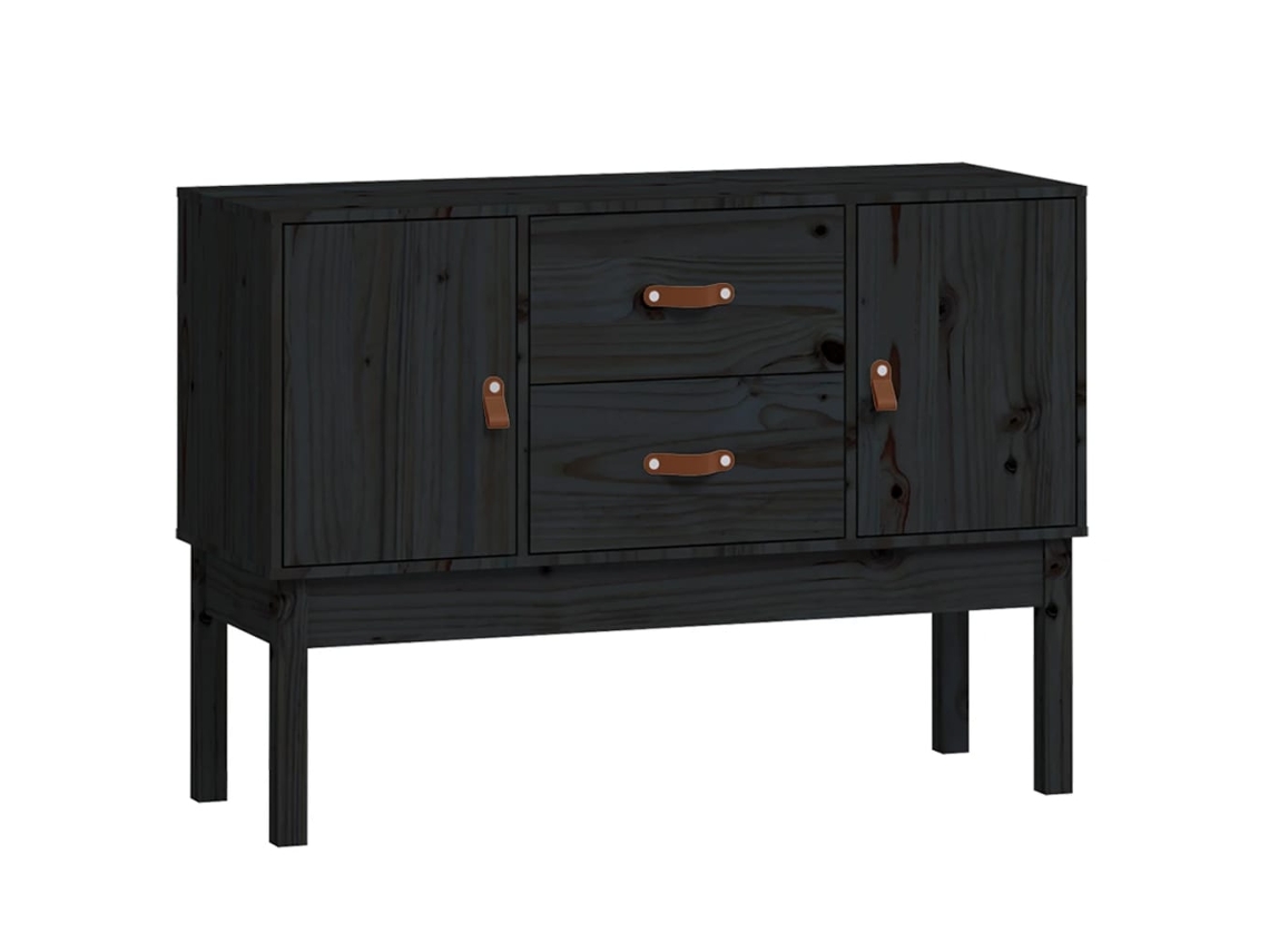 Sideboard, Sideboards Vidaxl Preto Madeira De Pinho (n/a)