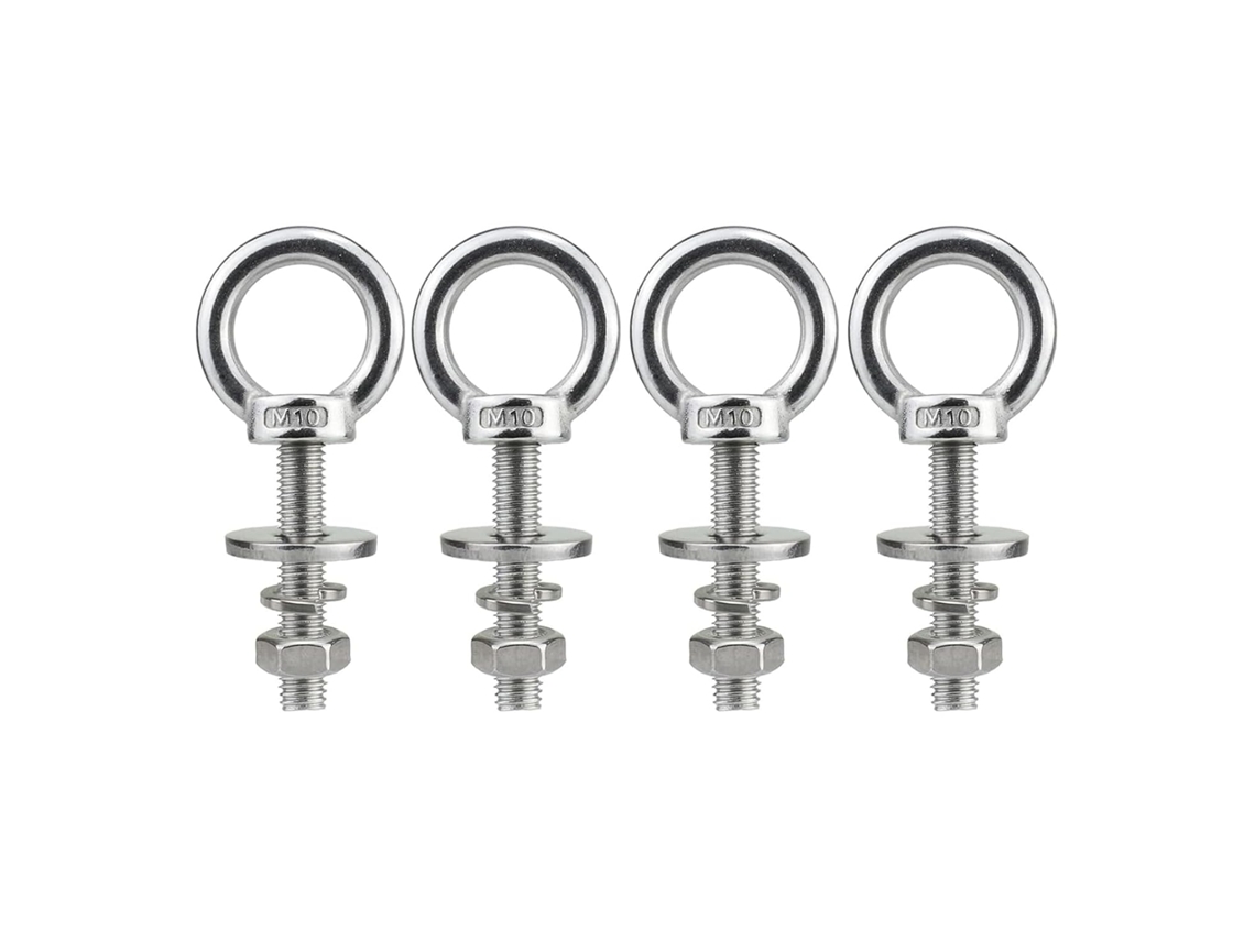 Parafuso De Olhal Metálico Reforçado M10 X 50 Mm, Capacidade De 190 Kg (420 Lb), Parafuso De Alta Resistência, Parafuso