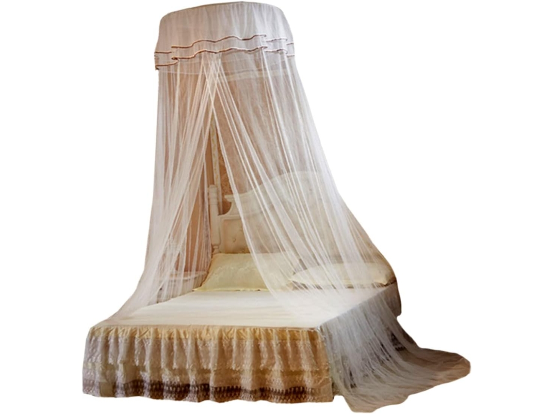 Mosquiteiro De Renda Para Pendurar No Teto, Dossel Clássico Para Cama, Mosquiteiro Para Quarto