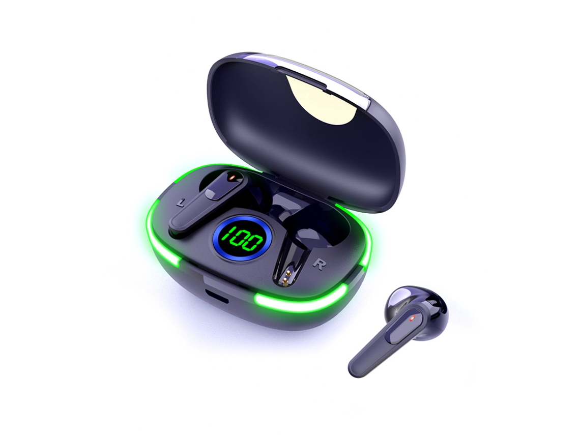 Fones De Ouvido Bluetooth Tws, Com Tela Sensível Ao Toque, Design Intra-auricular, Microfone E Controle De Volume.
