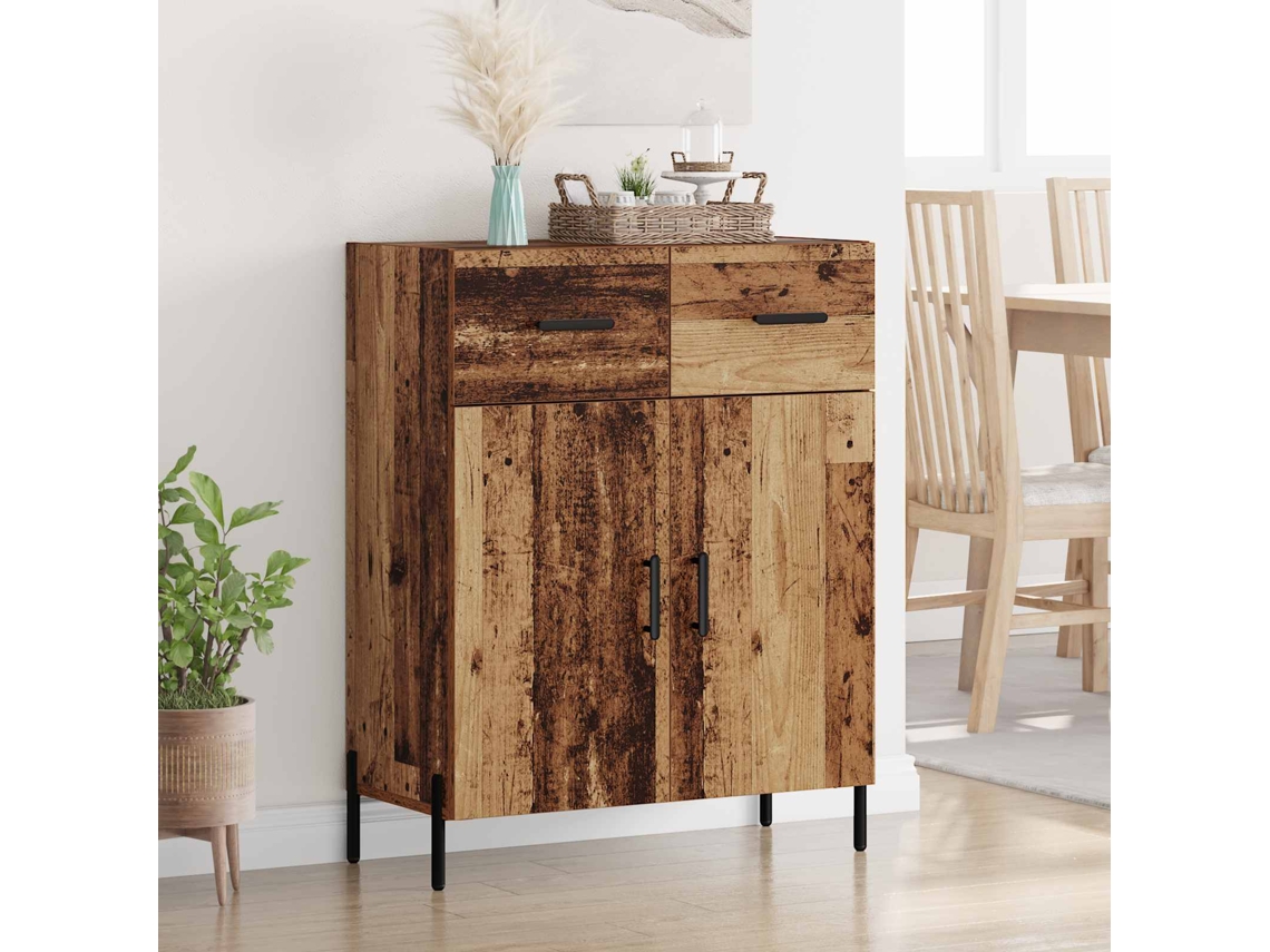 Vidaxl Buffet Madeira Antiga 69,5 X 34 X 90 Cm Derivados De Madeira