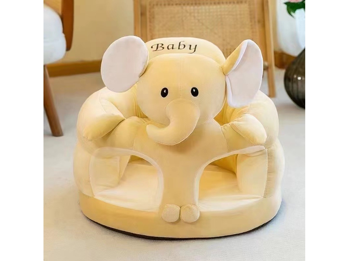 Cadeira De Apoio Para Bebé Eifson Sofá De Peluche Com Capa Removível E Base Antiderrapante - Elefante