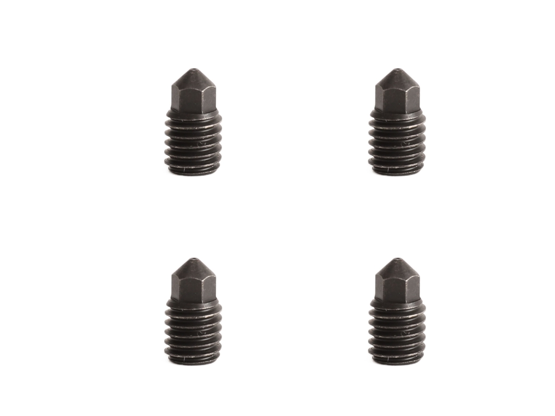 Peças Bico Extrusor Impressora 3d Aço Temperado 0.4mm Resistente A Alta Temperatura Para Bambu Lab X1c P1p
