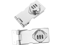 Conjunto De 2 Fechaduras Combinação Para Armários, Sem Chave, Com