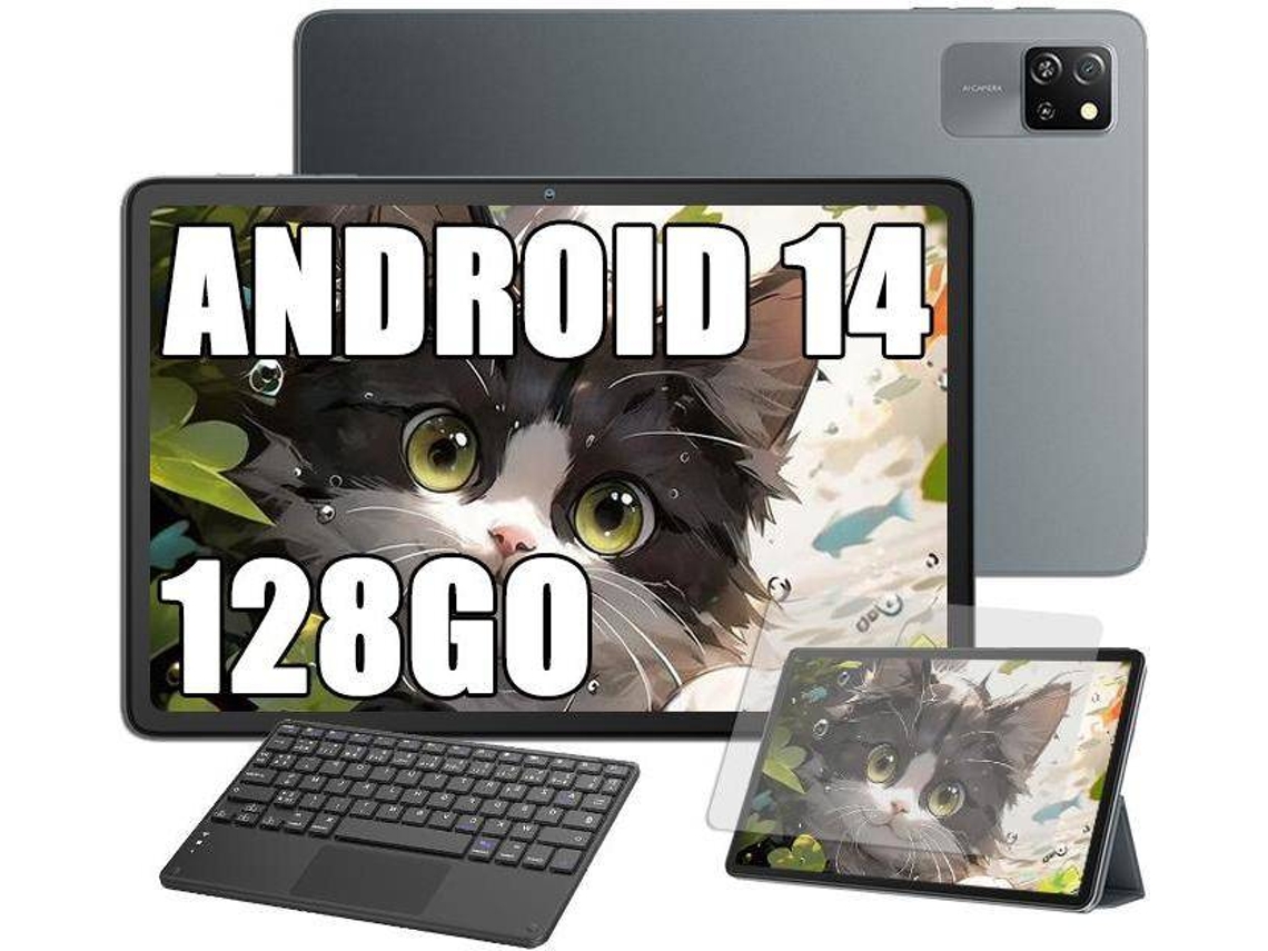 Tablet BLACKVIEW Tab 60 Wifi Teclado K1 10.1'' 12 Gb 128 Gb Cinza