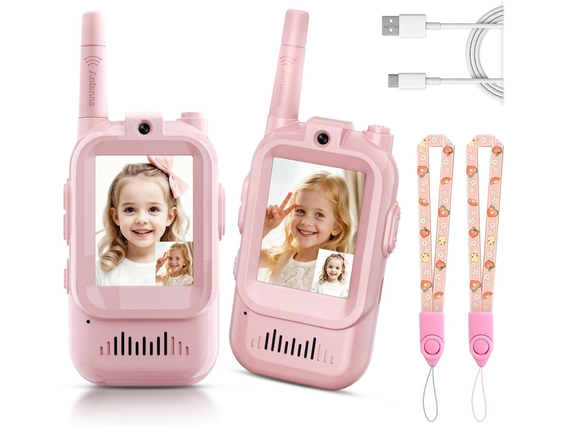 Walkie Talkie de Brinquedo para Comunicação por Vídeo Infantil AQUAFORGE