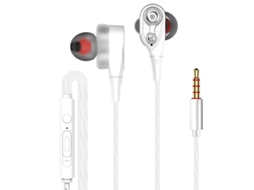 Fones de Ouvido Sem Fio com Gancho Microfone MDUG (branco)