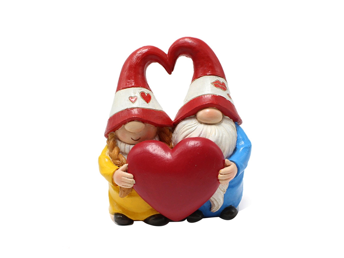 Boneco Goblin Baok-Couple: Estatueta inovadora de resina sem rosto para pátio, jardim e pomar.