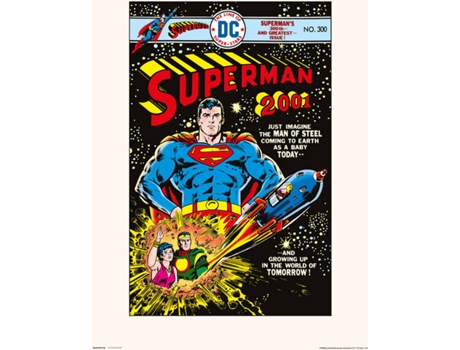 Print S 30X40 Cm Superman 300