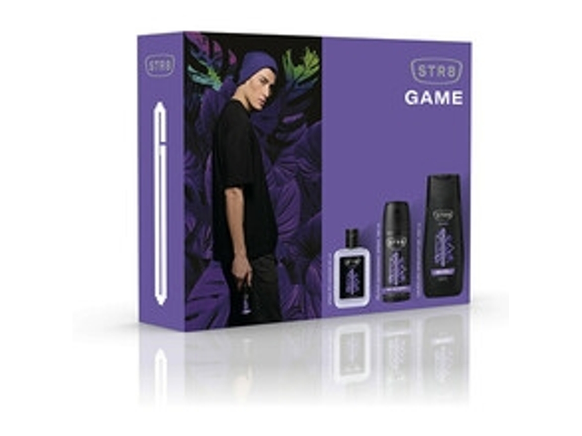 STR8 Game Gift Set Aftershave 50 Ml Deodorant 150 Ml And Shower Gel 250 Ml 50Ml