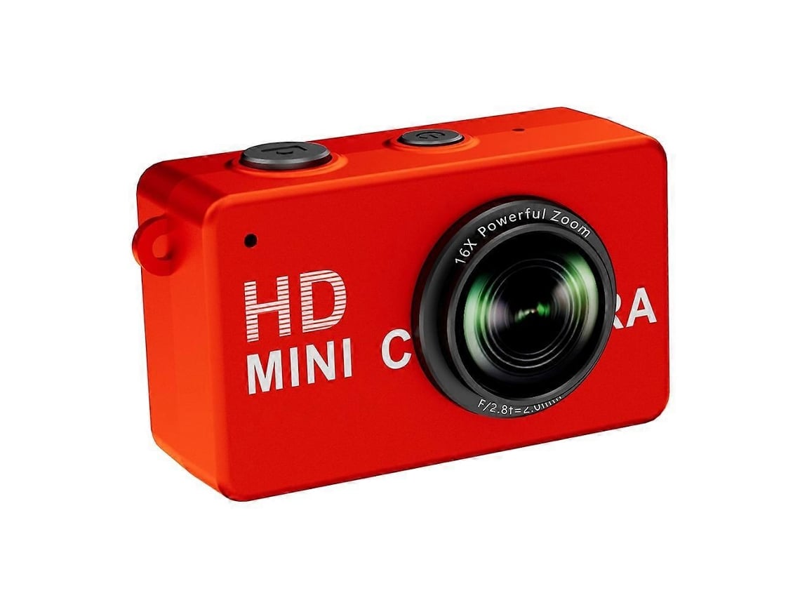 Mini Câmara Digital Portátil S4 Com Zoom 16x E Ecrã Ips De 0,96 Polegadas