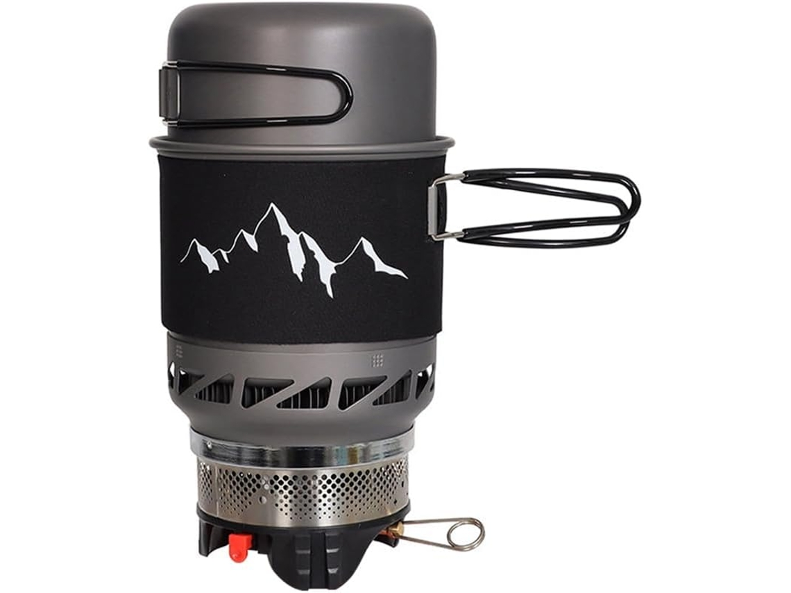 Kit de Camping SFUSHOS com Réchaud, Panela Leve, com Vento