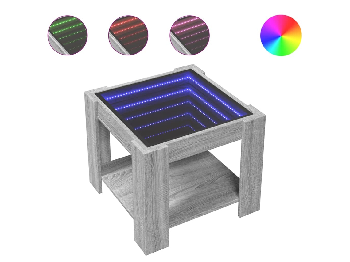 Coffee Table, Coffee Tables Vidaxl Cinzeto Madeira Processada (n/a)