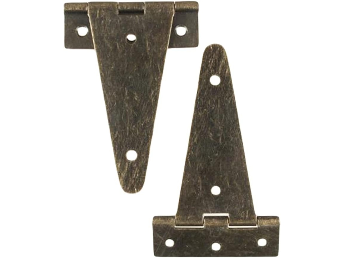 Dobradiça, Dobradiças, Dobradiças Para Armário, Conjunto De 2 Peças Dobradiças Planas Em Bronze Reforçado 10, 1x 6cm