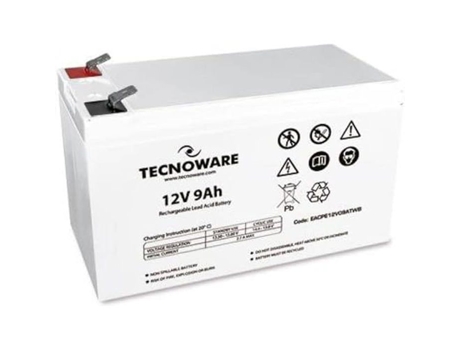 Bateria UPS Tecnoware Alta Vedação de Chumbo 12V DC 9 Ah TECNOWARE POWER SYSTEMS