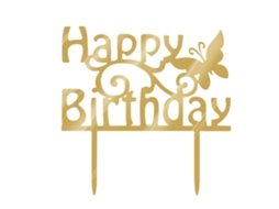 Inserto de Acrílico LAXISCREED para Bolos, Decoração de Aniversário e Festa