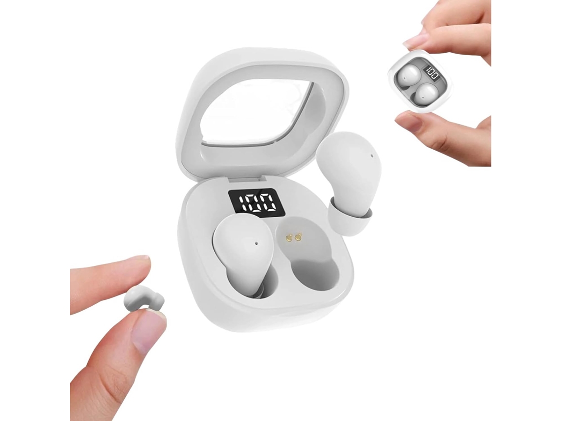 Fones De Ouvido Para Dormir - Sem Fio Bluetooth 5.3, Mini Invisíveis
