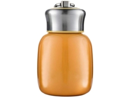 2026 vaso de Acero Inoxidable para Vino Linjou Con Tapa Y Pajita Doble Pared Naranja