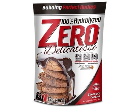 Proteína BEVERLY NUTRITION 100% Hydrolyzed Zero Delicatesse (1 Kg  - Chocolate - Cookies)