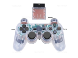 (branco) Controle Sem Fio Para Console De Jogos, Com Vibração Dupla E Interface Usb.