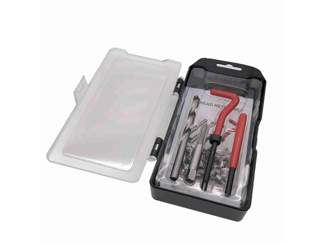 Kit De Reparo De Rosca M14 X 1.5 Helicoil Compatible 15 Peças Para Rosca Danificada 14mm