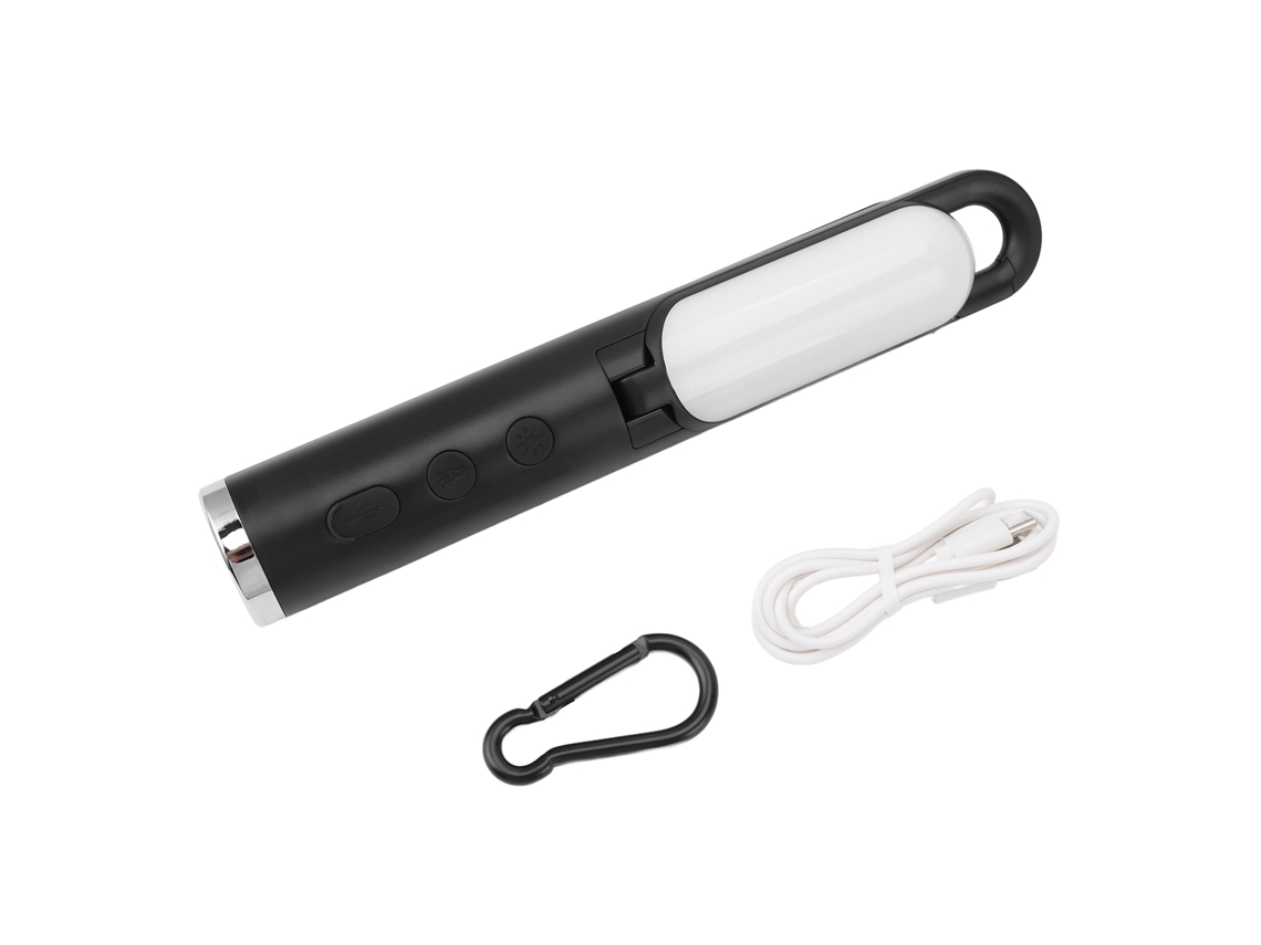 Lanterna Led Acampamento Luz Quente Usb Base Magnética