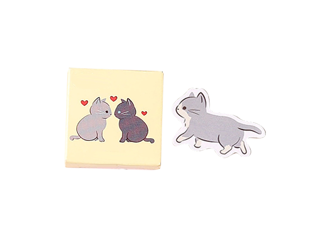 45 Peças De Adesivos Para Agenda, Gatinhos Bonitos, Decoração Diy, Scrapbooking, Adesivos De Desenho Animado