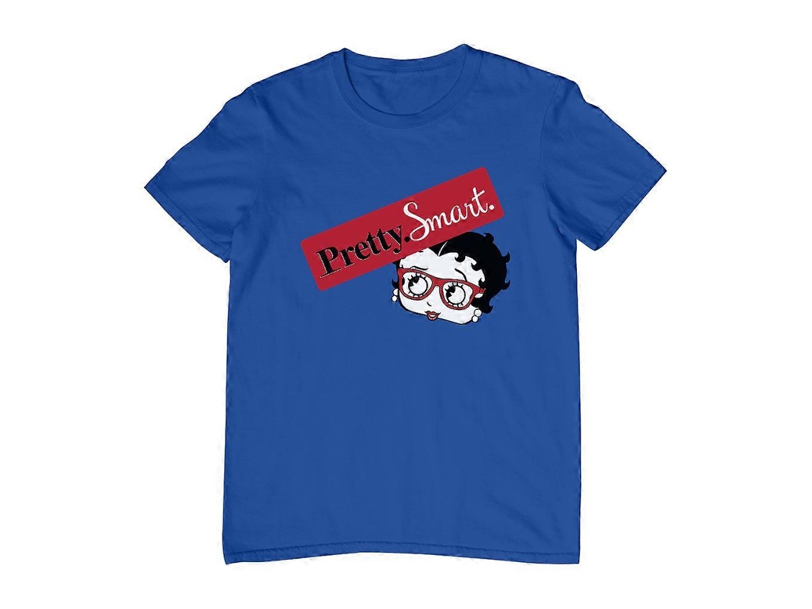 Óculos Da Betty Boop. Bonita. Inteligente. Camiseta Masculina.