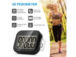 Pedometer 3D com Clip e Cordão Junli