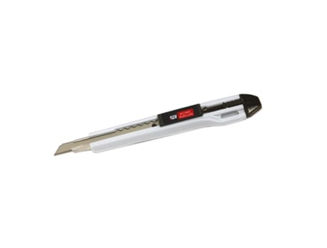 Cutter Pequeño Con Autobloqueo Para Manualidades. Cuchilla De 9 Mm. Blanco Sdi