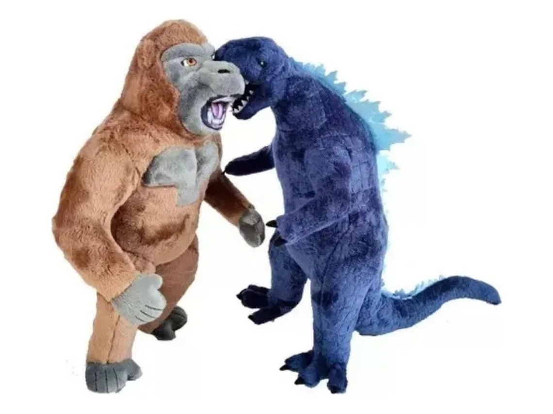 Lurelia Godzilla Vs Kong, 2 Peças Em Peluche Colecionável, 26cm, Macio Para Coleção