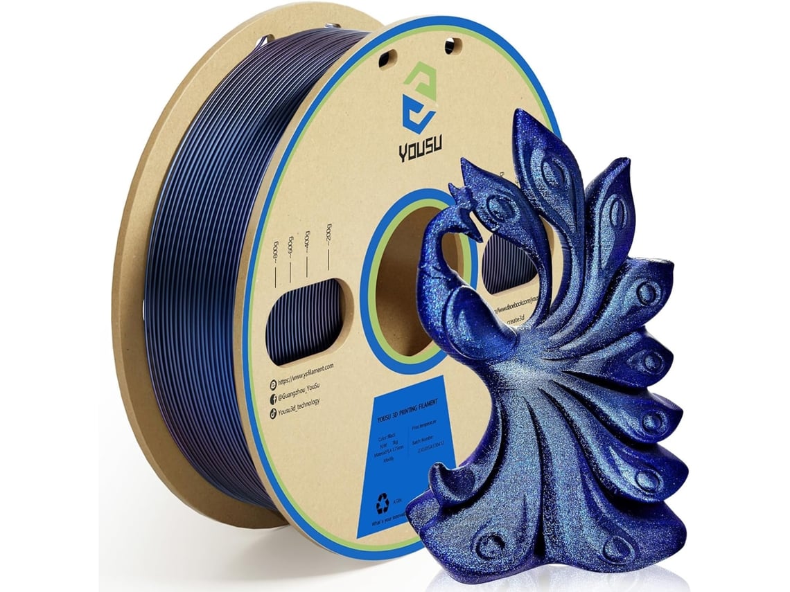 Filamento PLA Yousu Glow In The Dark 1kg | S/MARCA