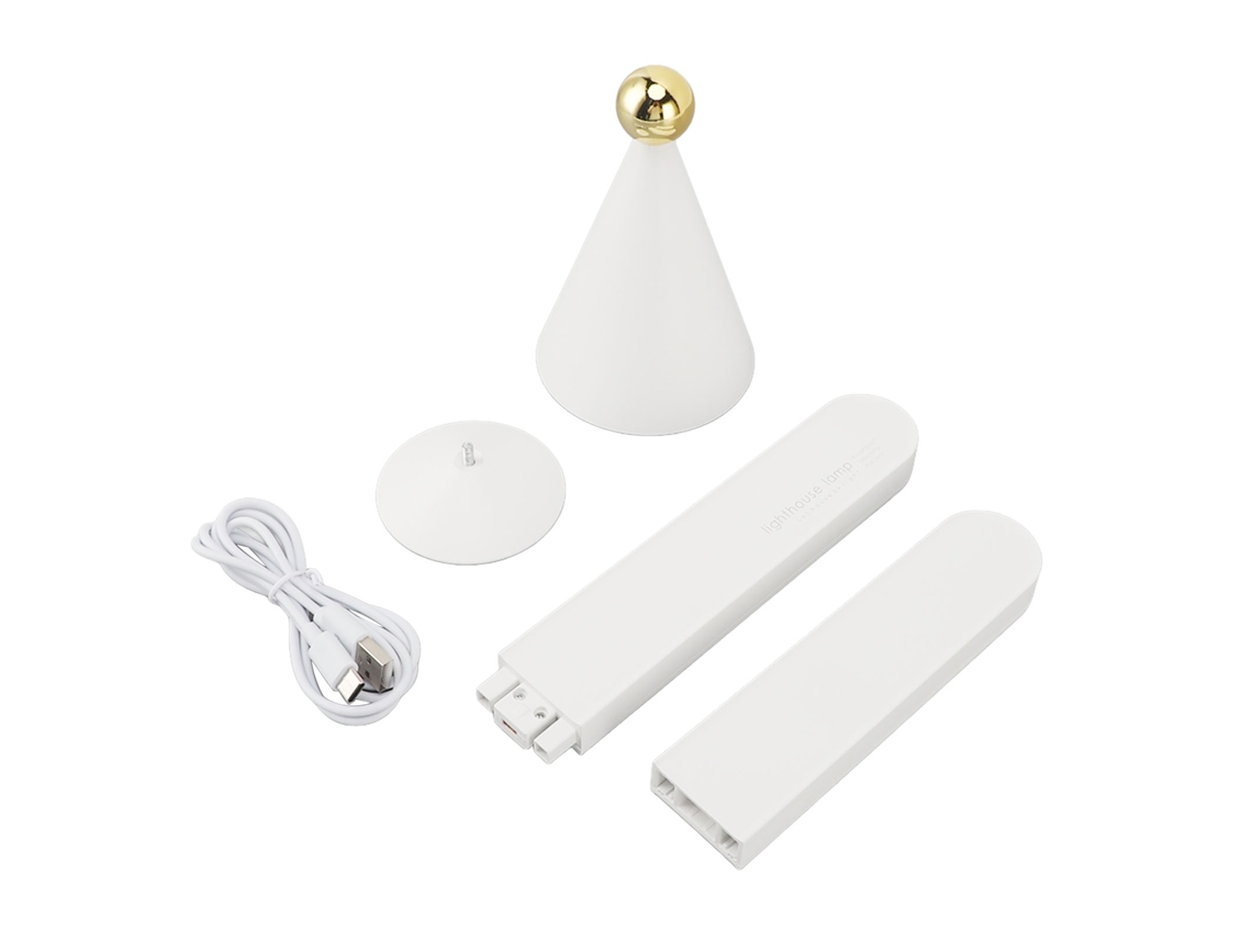 2026 lâmpada de Mesa Levitante Magnética 360° Rotatória 3 Níveis de Brilho 3 Temperaturas de Luz Usb c 800mah Presente para Casa