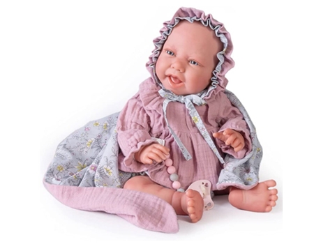 Muñeca Reborn Carla De 42 Cm Con Mantita Y Capota Antonio Juan 80218 Antonio Juanp22