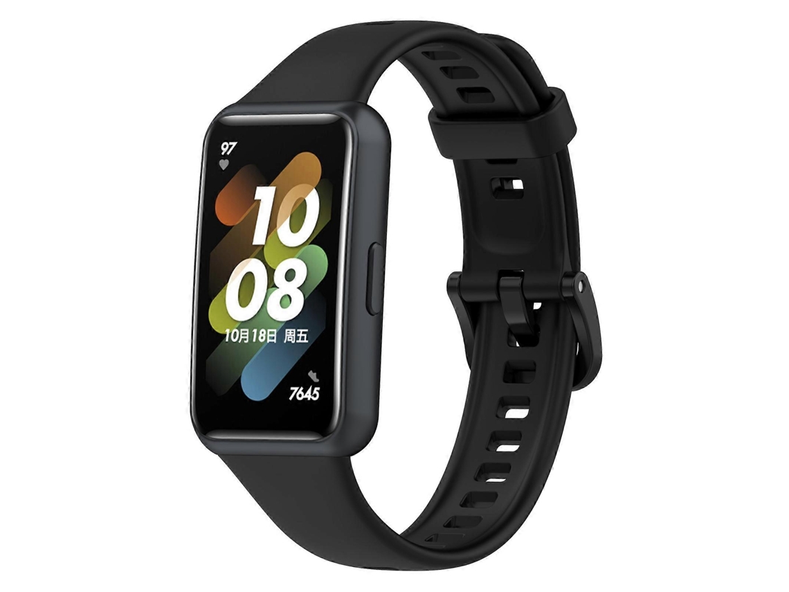 Pulseira De Silicone Branca Para Huawei Band 7
