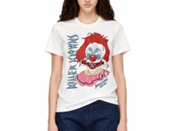 Rockinstone Killer Klowns Rudy Headshot White Adult T-shirt Size:m