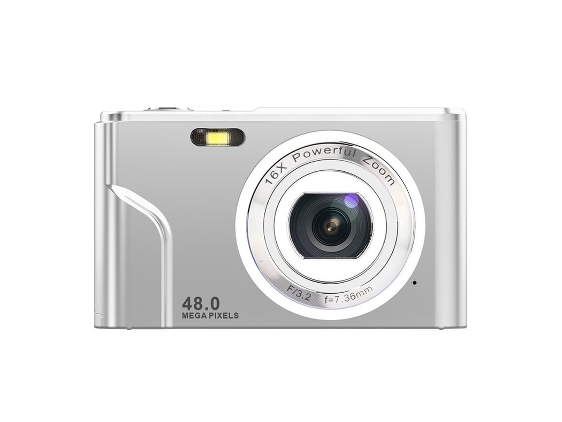 Câmera Digital De 48 Mp Com Zoom De 16x 1080p Tela Ips De 2 A 4 De 32 Gb Boa Para Viagens Cerimônia De Formatura Preta Yizhood