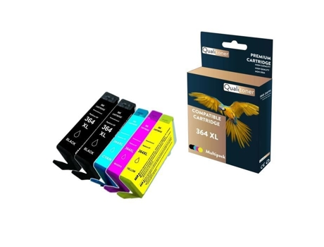 Cartuchos Compatíveis Para Hp 364 Xl 364xl Preto Ciano Magenta Amarelo Preto Fotográfico Para Hp Deskjet D 5400 Series 54 Qualitoner