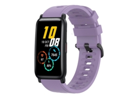 Pulseira De Silicone Macio De Cor Sólida De 20 Mm Para For Honor Watch Es