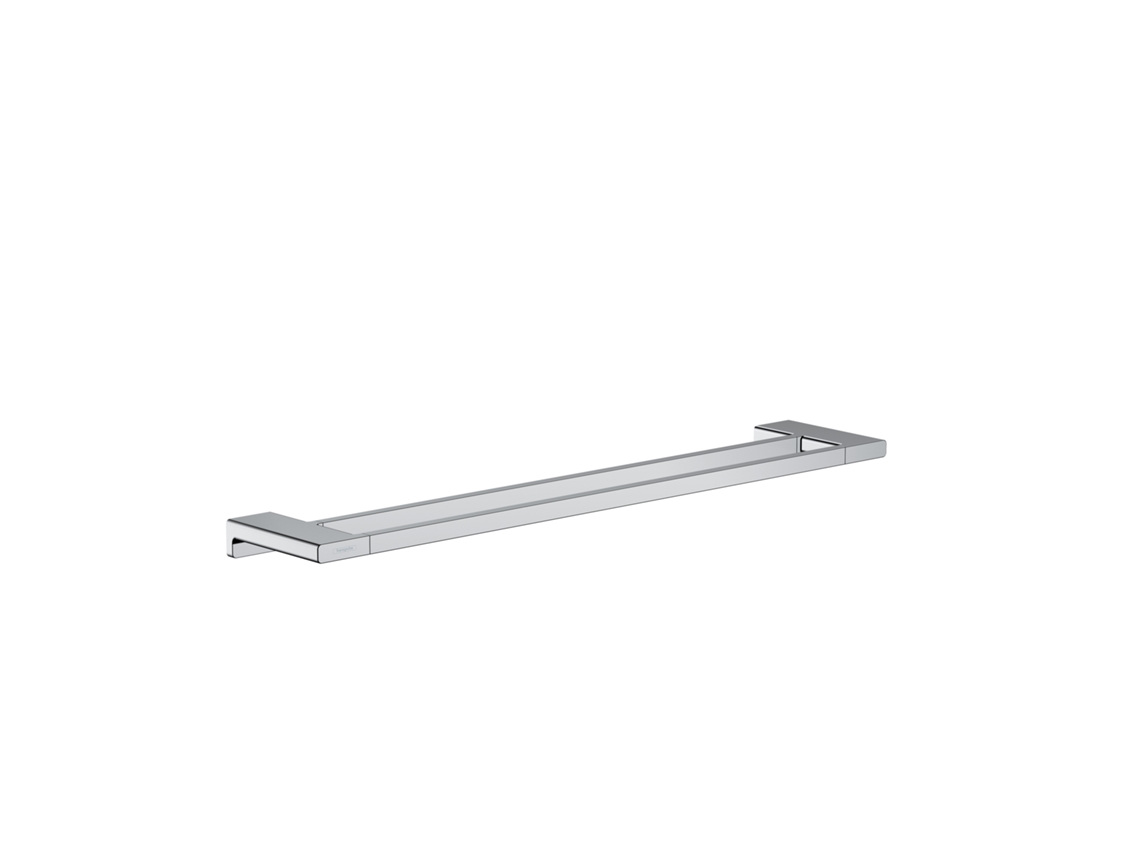 Toalheiro de Banho Addstoris Duplo 41743 Cor: Cromo HANSGROHE
