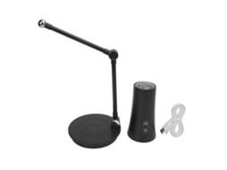Lâmpada de mesa Led sem fio com controle táctil, 3 temperaturas de cor e projeção rgb | S/MARCA